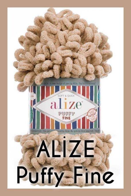 ALİZE - ALİZE PUFFY FİNE 415 ÇÖL KUMU