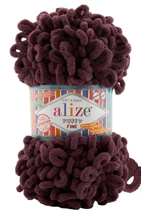 ALİZE - ALİZE PUFFY FINE 993 Kızıl Kahve