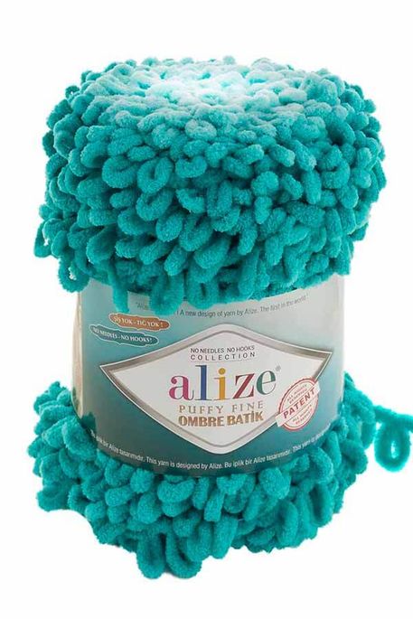 ALİZE - ALİZE PUFFY FINE OMBRE BATİK 7246