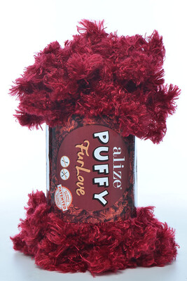 ALİZE - ALİZE PUFFY FURLOVE 107 Bordo