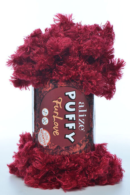 ALİZE - ALİZE PUFFY FURLOVE 107 Bordo