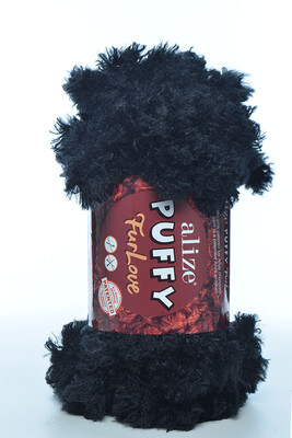 ALİZE - ALİZE PUFFY FURLOVE 60 Siyah