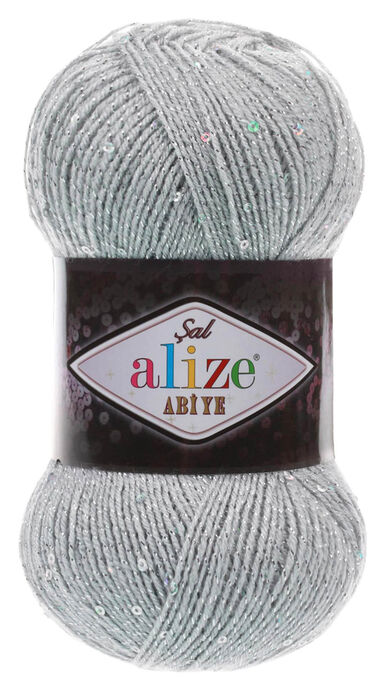 Alize Yarn - ALİZE ŞAL ABİYE 21 Gri