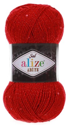 ALİZE - ALİZE ŞAL ABİYE 56 Kırmızı