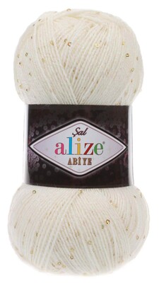 ALİZE - ALİZE ŞAL ABİYE 62 Krem