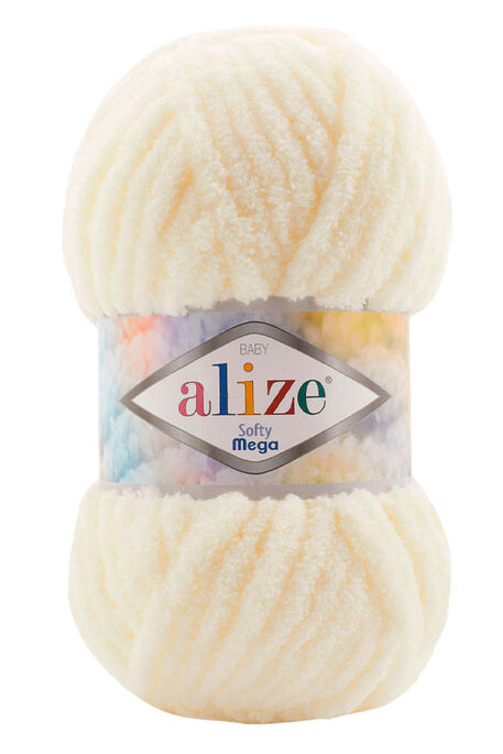 ALİZE - ALİZE SOFTY MEGA 01 Krem