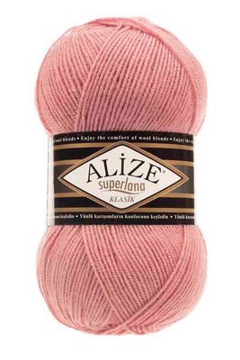 ALİZE - ALİZE SÜPERLANA KLASİK 144 Somon Pembe