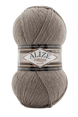 ALİZE - ALİZE SÜPERLANA KLASİK 283 Vizon