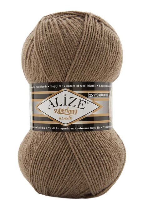 ALİZE - ALİZE SÜPERLANA KLASİK 991 Kahve