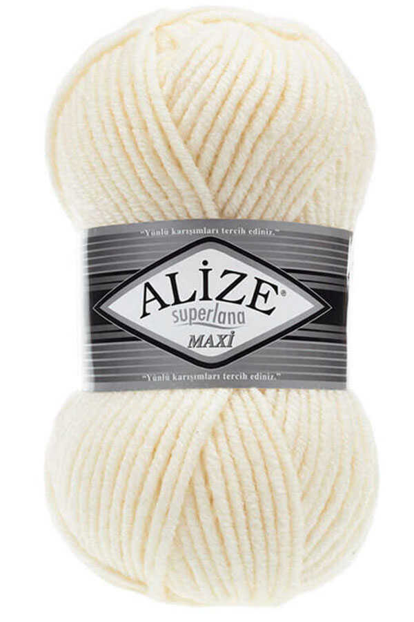Alize Superlana Maxi 01 Krem