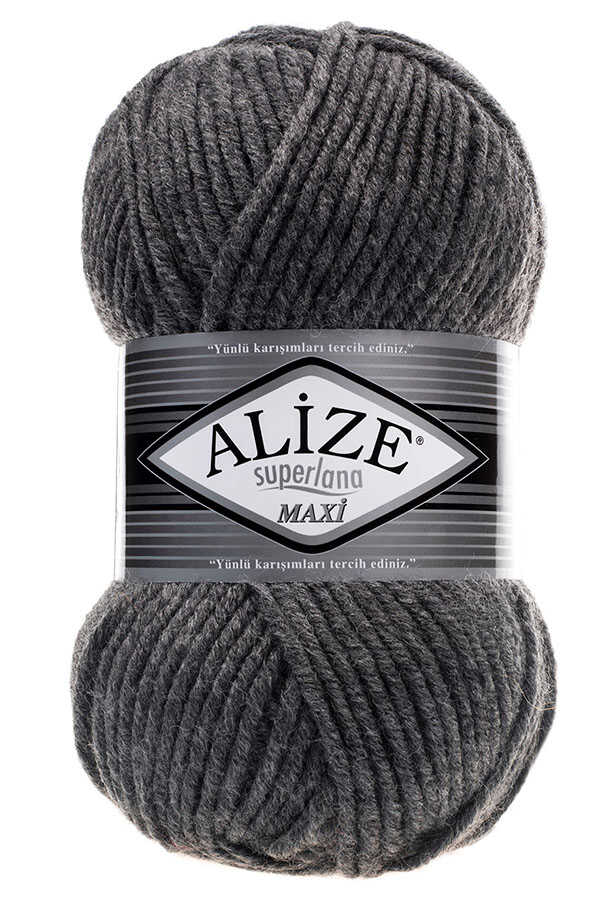 Alize Superlana Maxi 182 Orta Gri Melanj