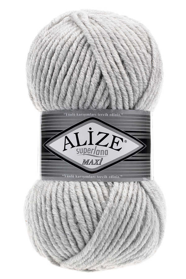 Alize Superlana Maxi 208 Açık Gri Melanj
