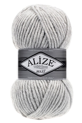 ALİZE SUPERLANA MAXİ 208 Açık Gri Melanj