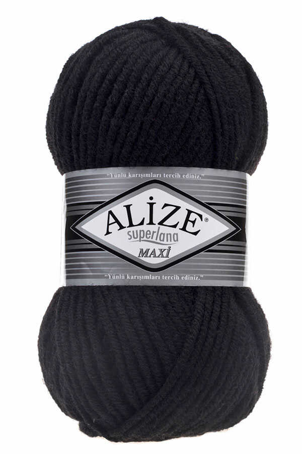 Alize Superlana Maxi 60 Siyah