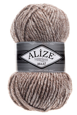ALİZE SUPERLANA MAXİ 803 Jaspe Sütlü Kahve