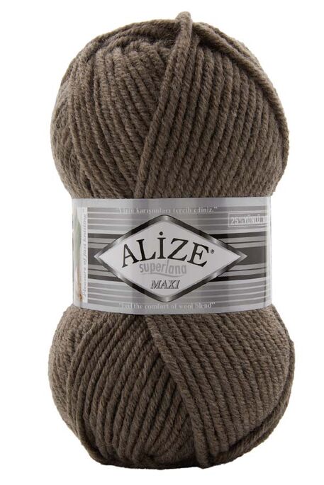 ALİZE - ALİZE SUPERLANA MAXİ 884 Kahve