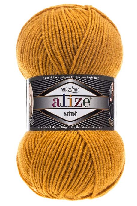 ALİZE - ALİZE SUPERLANA MİDİ 02 Hardal