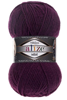 ALİZE - ALİZE SUPERLANA MİDİ 111 Mürdüm