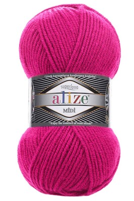 ALİZE - ALİZE SUPERLANA MİDİ 149 Fuşya