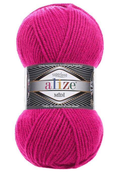 ALİZE - ALİZE SUPERLANA MİDİ 149 Fuşya