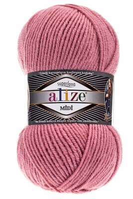 ALİZE - ALİZE SUPERLANA MİDİ 204 Koyu Pudra