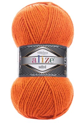 ALİZE - ALİZE SUPERLANA MİDİ 225 Turuncu