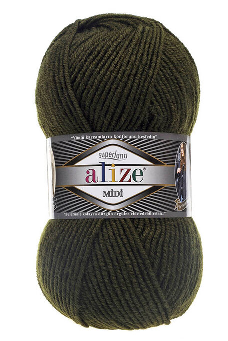 ALİZE - ALİZE SUPERLANA MİDİ 241 Koyu Orman