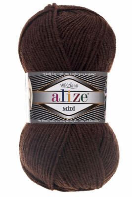 ALİZE - ALİZE SUPERLANA MİDİ 26 Kahverengi