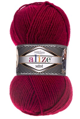 ALİZE - ALİZE SUPERLANA MİDİ 390 Vişne