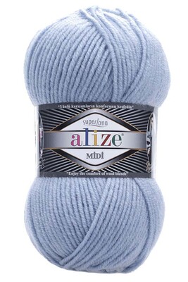 ALİZE - ALİZE SUPERLANA MİDİ 480 Açık Mavi