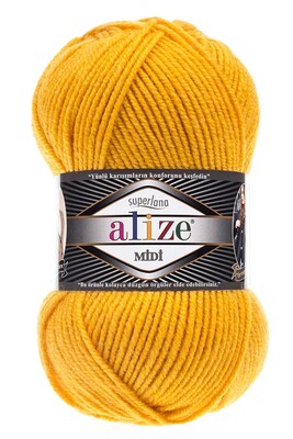 ALİZE - ALİZE SUPERLANA MİDİ 488 Safran