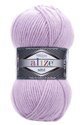 ALİZE - ALİZE SUPERLANA MİDİ 505 Küllü Lila
