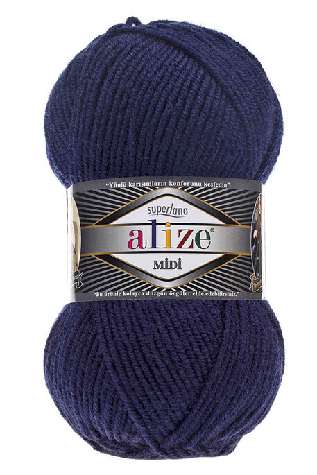 ALİZE - ALİZE SUPERLANA MİDİ 58 Lacivert