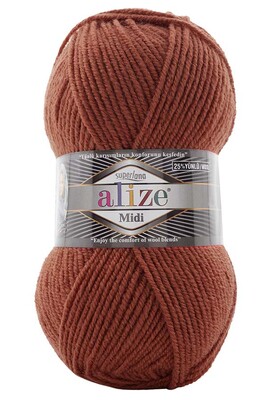 ALİZE - ALİZE SUPERLANA MİDİ 597 Taba