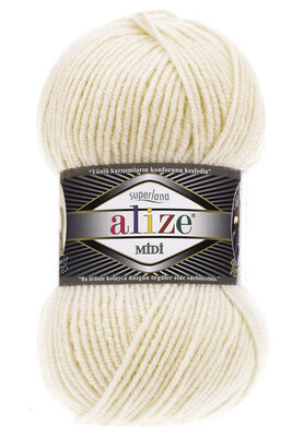 ALİZE - ALİZE SUPERLANA MİDİ 599 Fil Dişi