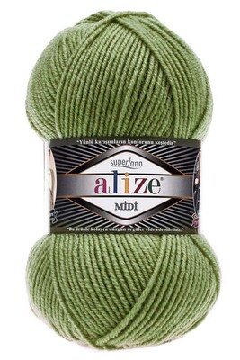 ALİZE - ALİZE SUPERLANA MİDİ 620 Zeytin