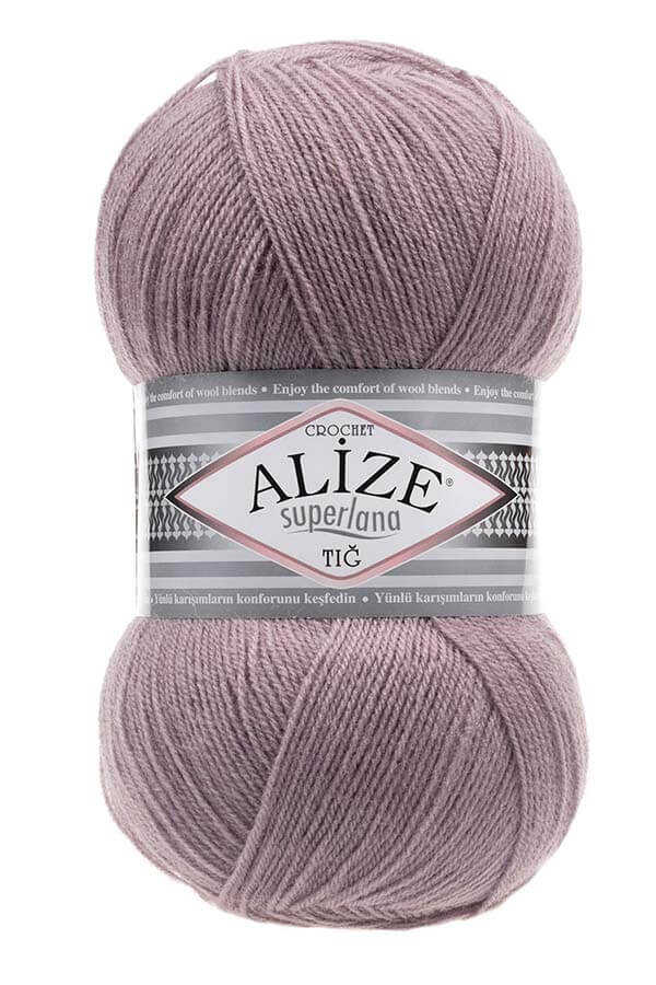 Alize Superlana Tığ 142 Gül Grisi