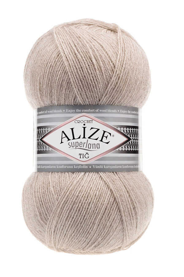 Alize Superlana Tığ 152 Bej Melanj