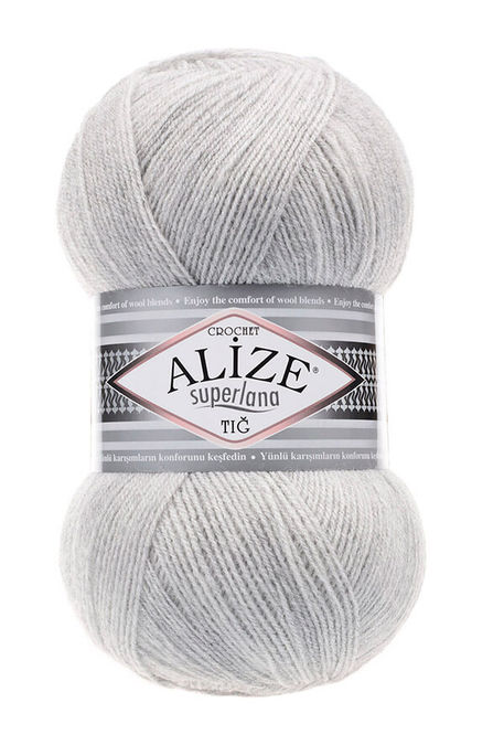 ALİZE SUPERLANA TIĞ 208 A.Gri Melanj - 1