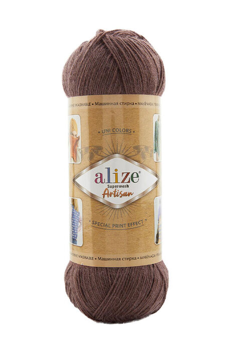 ALİZE - ALİZE SUPERWASH ARTİSAN 232 Kahve