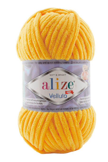 ALİZE VELLUTO 216 Koyu Sarı - 1