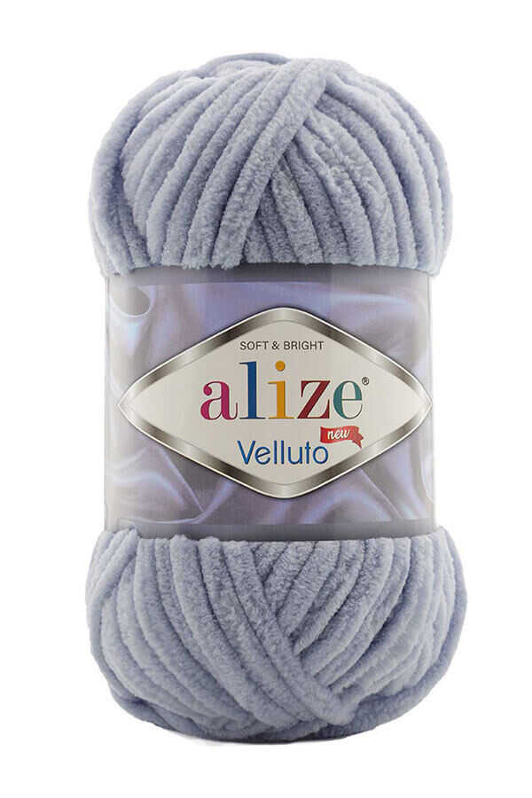 Alize Velluto 87 Koyu Gri