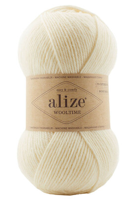 ALİZE - ALİZE WOOLTİME 01 Krem