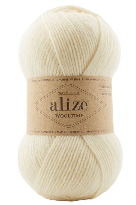 ALİZE - ALİZE WOOLTİME 01 Krem
