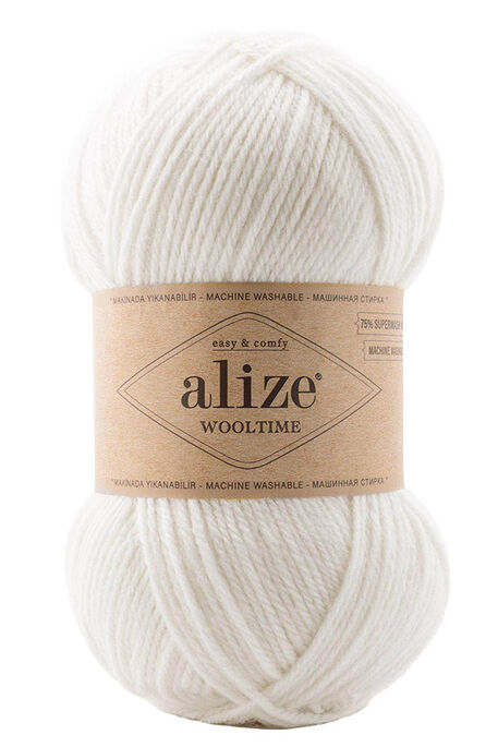 ALİZE - ALİZE WOOLTİME 55 Beyaz