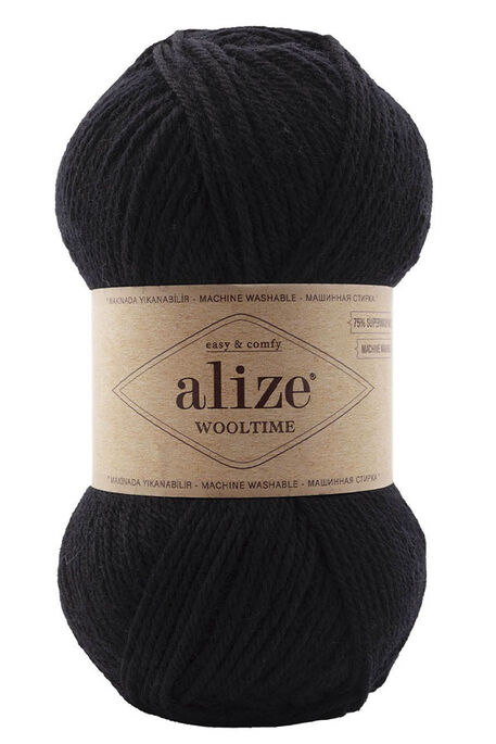 ALİZE - ALİZE WOOLTİME 60 Siyah