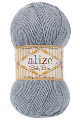 ALİZE - ALİZE BABY BEST 119 SILVER GRAY
