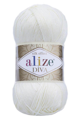 ALİZE - ALİZE DİVA 1055 Sugar White