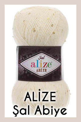 ALİZE - ALİZE ŞAL ABİYE 01 Cream