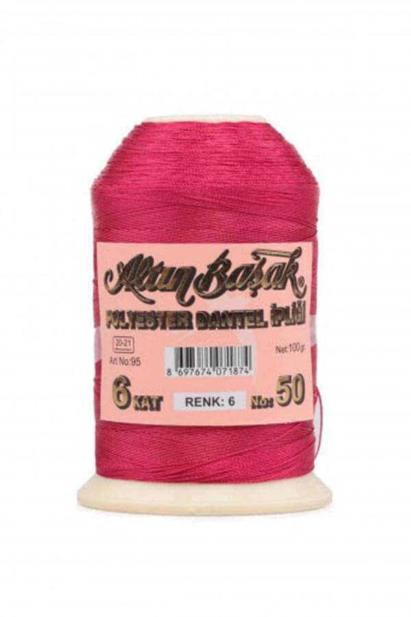 Altın Başak 100 Gr Renkli Oya İpi 006 Koyu Fuşya